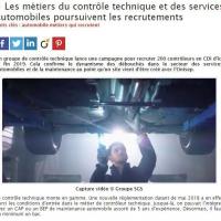 Automobile : Les métiers du contrôle technique et des services automobiles poursuivent les recrutements