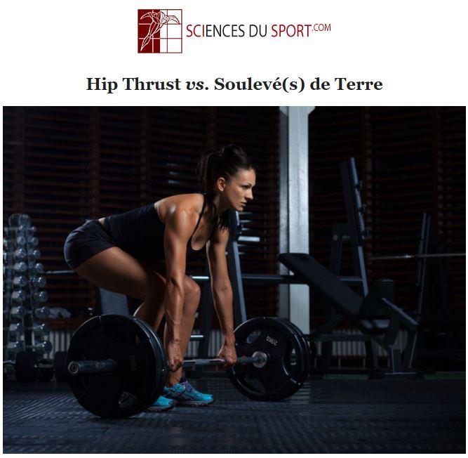 Hip Thrust vs. Soulevé(s) de Terre