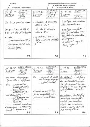 Capture livret de progression exemple page 1