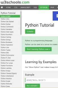 Capture w3schools python